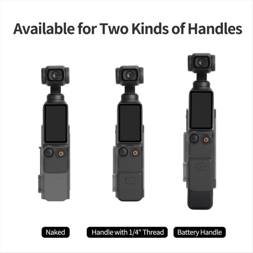 for Pocket 3 Portable Handle with Cold Shoe Expansion Protective Bezel Extension Multi-Function Accessory 1