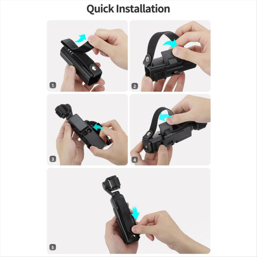 for Pocket 3 Portable Handle with Cold Shoe Expansion Protective Bezel Extension Multi-Function Accessory 2
