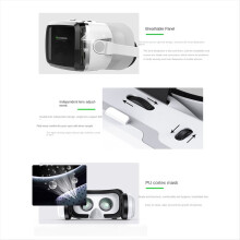 VR Earphone Edition Smartphone Cinema 3D Glasses Virtual Reality Eye Lens Wearable Game Helmet Head Mounted