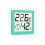 Thermometers Hygrometer With Magnetic Back Stand for-Green 1
