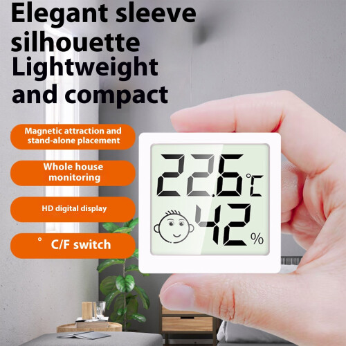 Thermometers Hygrometer With Magnetic Back Stand for-Green 1