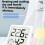 Thermometers Hygrometer With Magnetic Back Stand for-Green 5