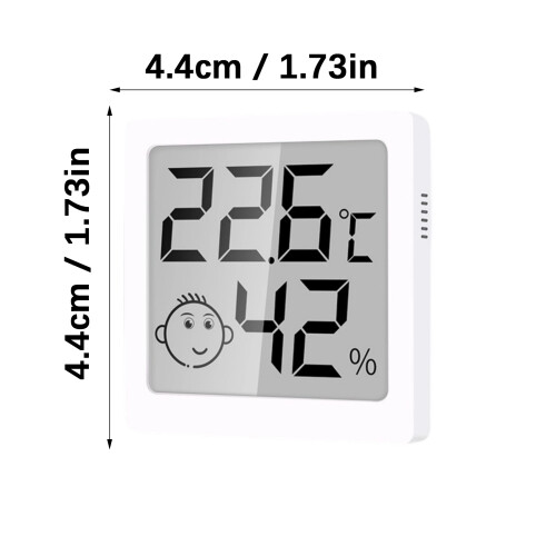 Thermometers Hygrometer With Magnetic Back Stand for-Green 2