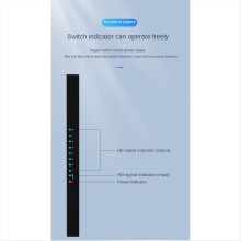 1 Eingang, 8 Ausgänge Splitter – Kompatibler 4K 30Hz Display-Duplizierungsverstärker für TV-Video mit UK-Stecker