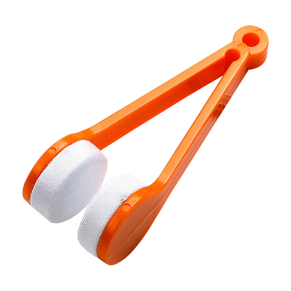 Portable Eyeglass Cleaner Brush, Lightweight And Portable Soft Brush Cleaning Tool for Eyewear Maintenance, Eyeglasses Cleaning Clip with Hanging Hole