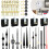 Quiet Quartzs Clock Movement Replacement-Black needle plus th 3