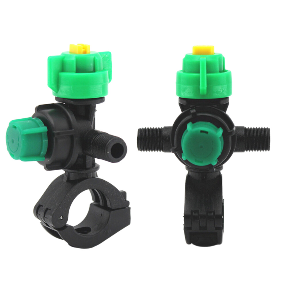 2Lots Agricultural Mists Sprayer 25 Outlet Nozzles 6 Pin Clamps 7696000805009