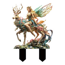 Mystical Forest Garden Stakes Fairies Outdoor Decoration-OH394
