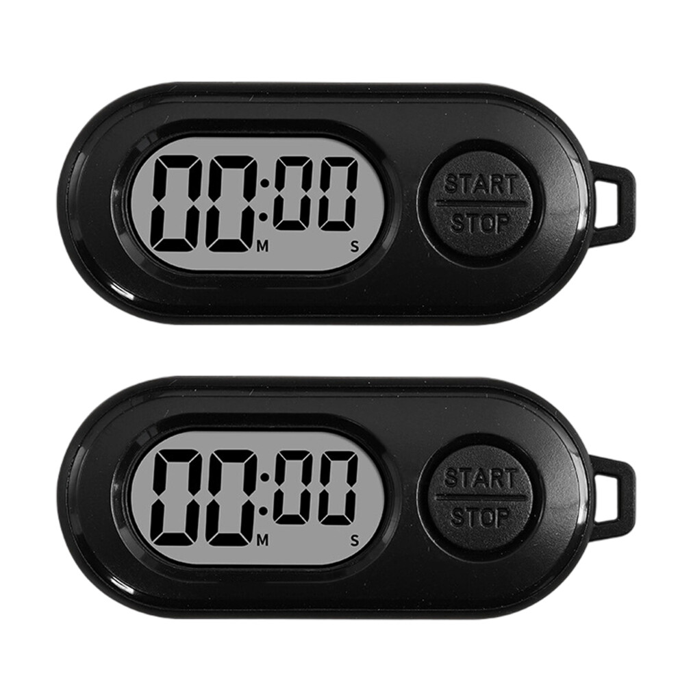 Black/White High Accuracy Mini Keychains Timers Timer- And