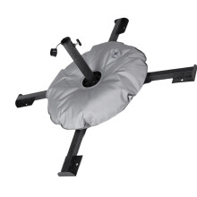Wide Sun Shades Umbrellas With Folding Stand Water Bag-Black