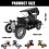Classical Color Iron Car Model, Collectible Vehicle-White 5