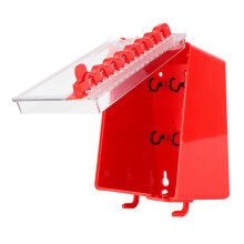 Lockout Tagout Box Kit Wall Mount 8Hole ABS Material Transparent Lid