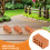 100Pcs Miniature Landscaping Bricks 0.8"X0.4" For Dollhouse And Models 9
