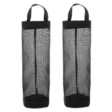 Dispensador de armazenamento suspenso em tela com design prático, multiuso, 2 unidades de dispensador grande para sacolas de compras, fácil de