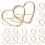 24 Office Paperclips Vastzetten Clips Creatieve Legering 8