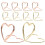 24 Office Paperclips Vastzetten Clips Creatieve Legering 3