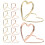 24 Office Paperclips Vastzetten Clips Creatieve Legering 4