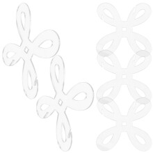 5Stk Garnhaspeln, Kreuzstich-Organizer, Durchsichtige Garn-Organizer