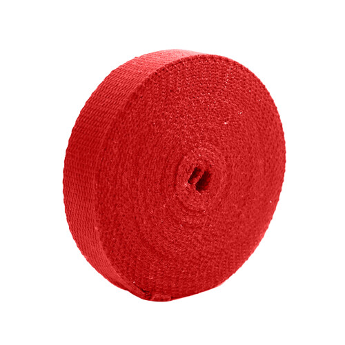 25mm Wide Cotton Webbing Strap for Bag Handle 50Yard-Bi g red
