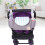 Αδιάβροχο καρότσι Diaper Caddy Universal Organizer καροτσιού με θήκη για ποτήρια και ασφαλείς 6