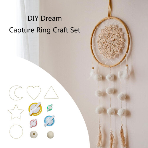 1 Set Traumfänger-Bastelringe-Set für DIY-Wandbehang, 1