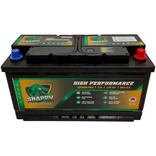 Snappy 130AH Leisure Battery | durable, practical design | reliable