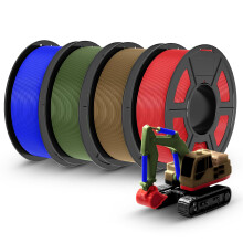 TECBEARS PLA+ Filament 1.75 mm Bundle 4 kg, Reinforced Toughness PLA