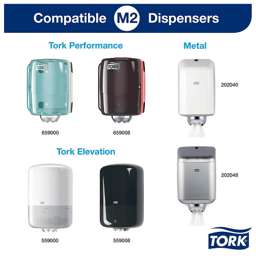 Tork Basic Centrefeed Wiping Paper Blue M2, Cost-Efficient Paper | qua 2