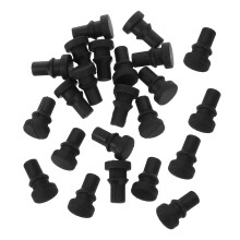 32 Stks Vervangbare Siliconen Voetjes Voor Slow Cooker 6 Mm Zwart