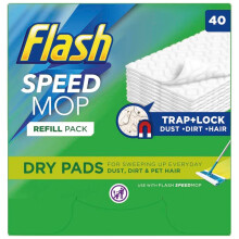 Flash Speedmop Dry Refill Pads 40ct | durable, practical design | qual