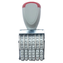 Nummernstempel, Geschäftsstempel, Roller,-6-stelliger Druck 4 mm
