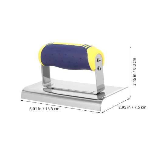 Concrete Edger - Raclette D'angle En Acier Inoxydable Pour 2