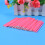 100 Pezzi Per Dolci Torta Festa Compleanno Rosa 9