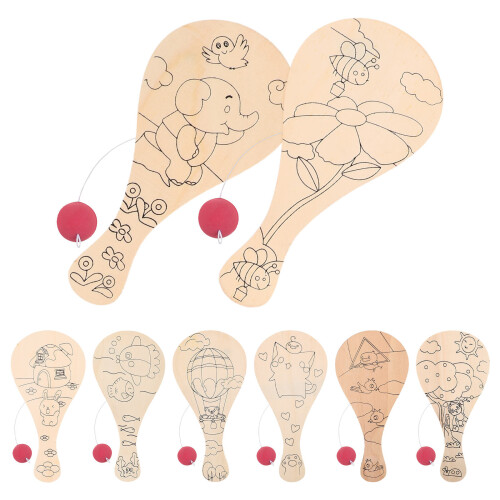 8Pcs De Não Acabada Para Artesanato Infantil