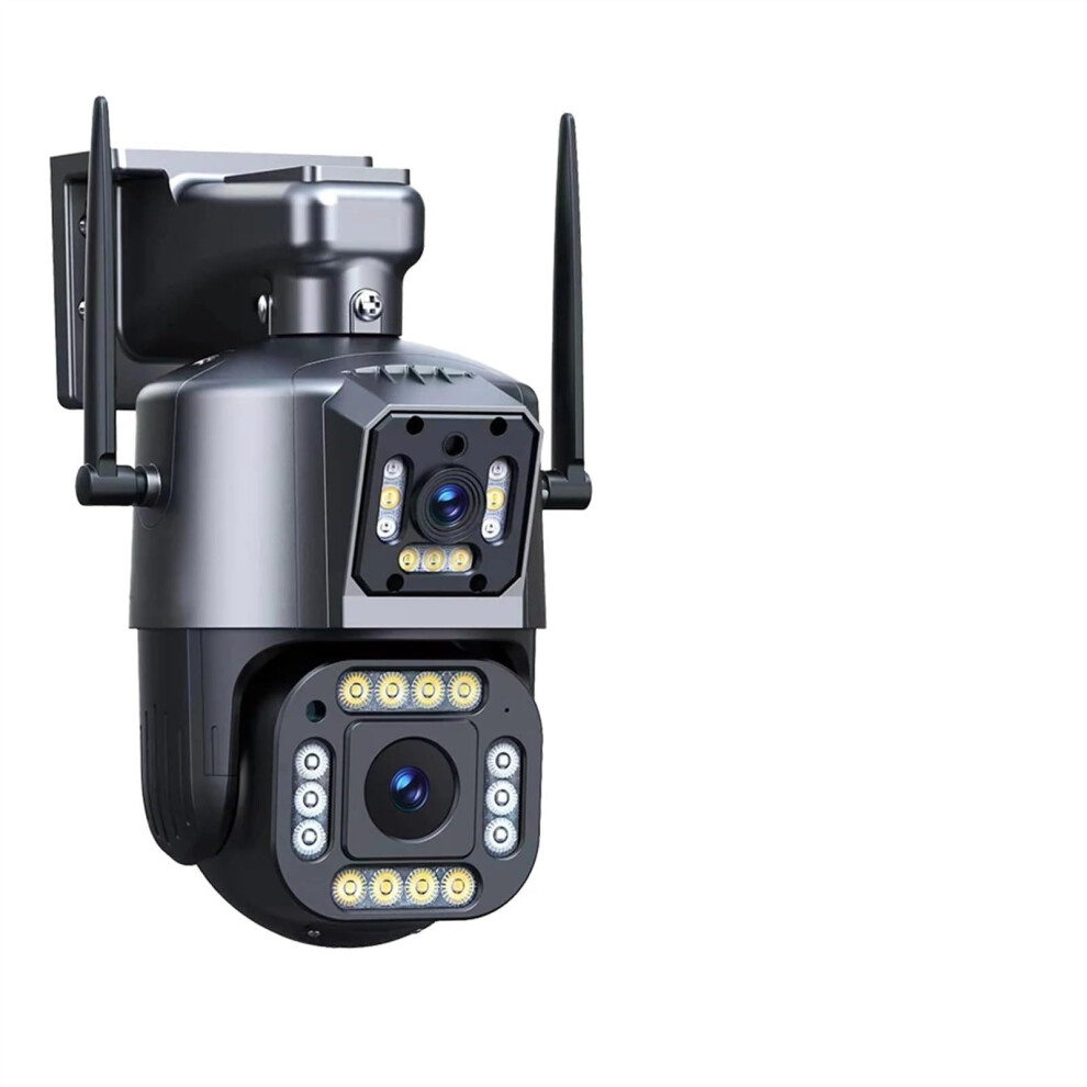 Security Cameras Wireless Outdoor 8Mp Ptz Camera Dual Screen 4Mp Motion Detection Ip Cctv Color Surveillance No Card 9323874360225