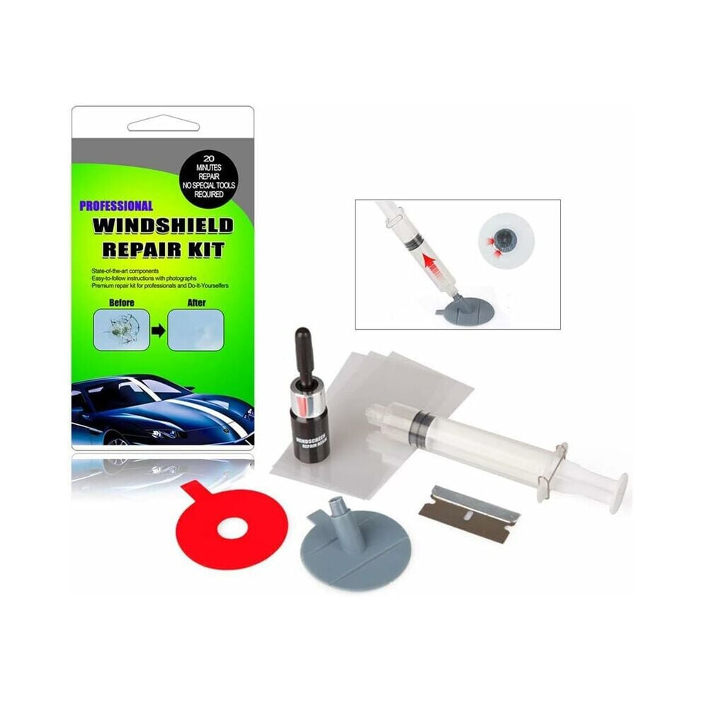 Sunlight Savior: Invisible Windshield Repair Solution, Easy To Use Kit For Preventing Stone Damage Spread, Deep Penetrating Crack Filler With No Mixin 9454554668413