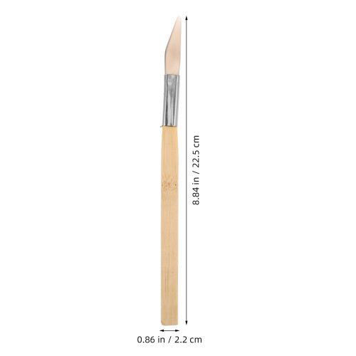 Wooden Handle Agate Burnisher Para E Prata 1