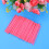 100 Pièces Bâtonnets En Papier Pour Gâteau Rosé 10