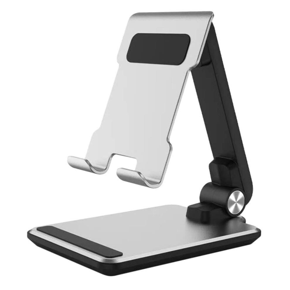 Tablet Stand Adjustable Foldable Aluminum Alloy, Height And Angle Control Desk Holder For Universal Tablets And Phones 9067246214500