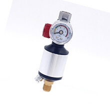 Air Regulator Air Filter Sprays Guns Air Regulator Gauge-Silver