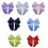 10 Pcs Double Side Bowknot Patches Bows Embroidered-Blue 2
