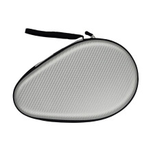 Tennis Racket Storage Bag Table Tennis Racket Case Zipper Enclosure Silver Fits 1 Racket