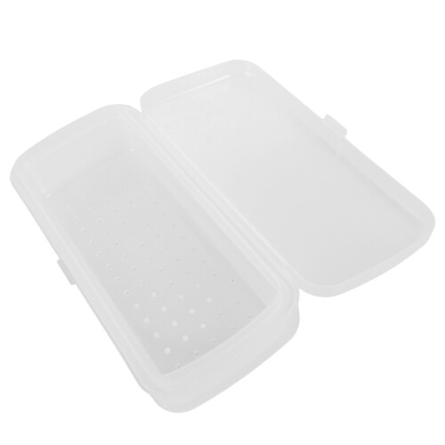 Limpa-Ferramentas Para Unhas Com Case Transparente Removível