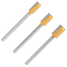 Extra lang hardmetalen freesgereedschap 8 mm set-3-delige set