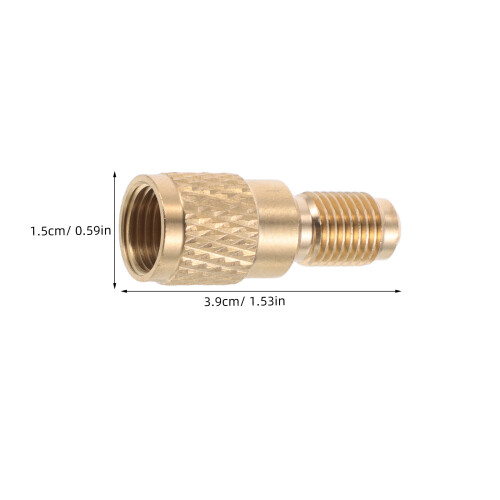 2Pcs Conector Cobre Condicionado Carro R410A Para 1
