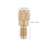 2Pcs Conector Cobre Condicionado Carro R410A Para 3