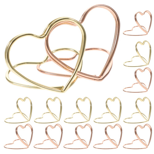 24 Pezzi Clip Per Carta Ufficio In Decorative 2