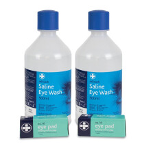 Reliance Medical Eyewash Refill - Ideal for Workplace, Home, Travel,