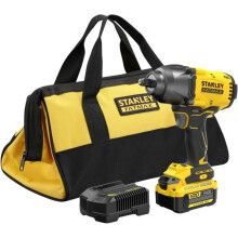 Chave de impacto sem fio - 18V - STANLEY FATMAX V20 - SFMCF940M1-QW - Sem escovas - 950Nm - bateria 4 Ah + carregador