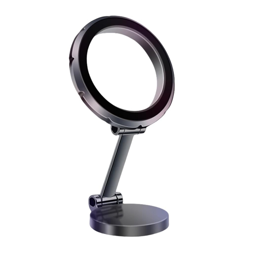 Magnetic Car Phone Holder With 360 Rotation Foldable Dashboard Mount Aviation Alloy Black 9323874360270